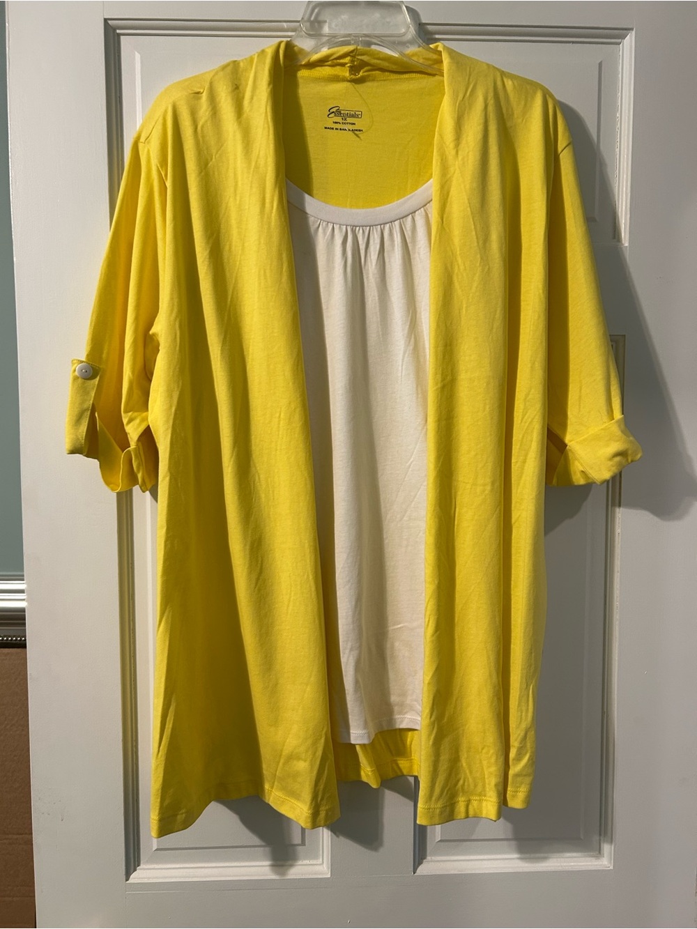 Easy Essentials Cotton 2 for 1 top size 1X